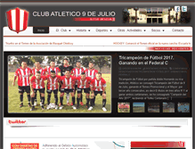 Tablet Screenshot of ca9dejulio.com